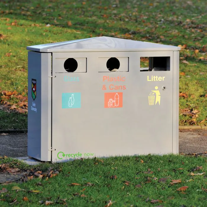 Derby Triple Recycling Bin - 9