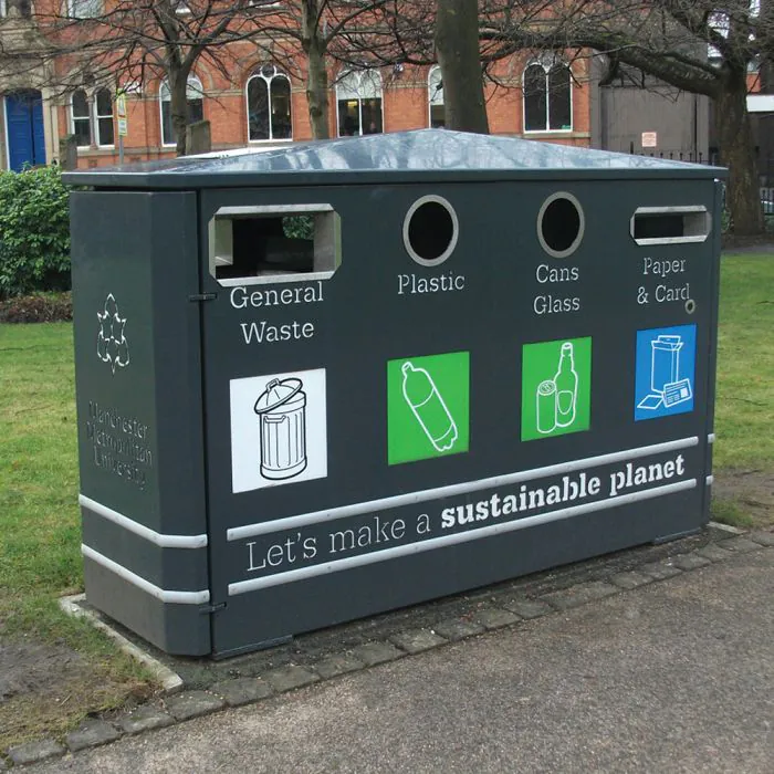 Derby Quad Recycling Bin - 7