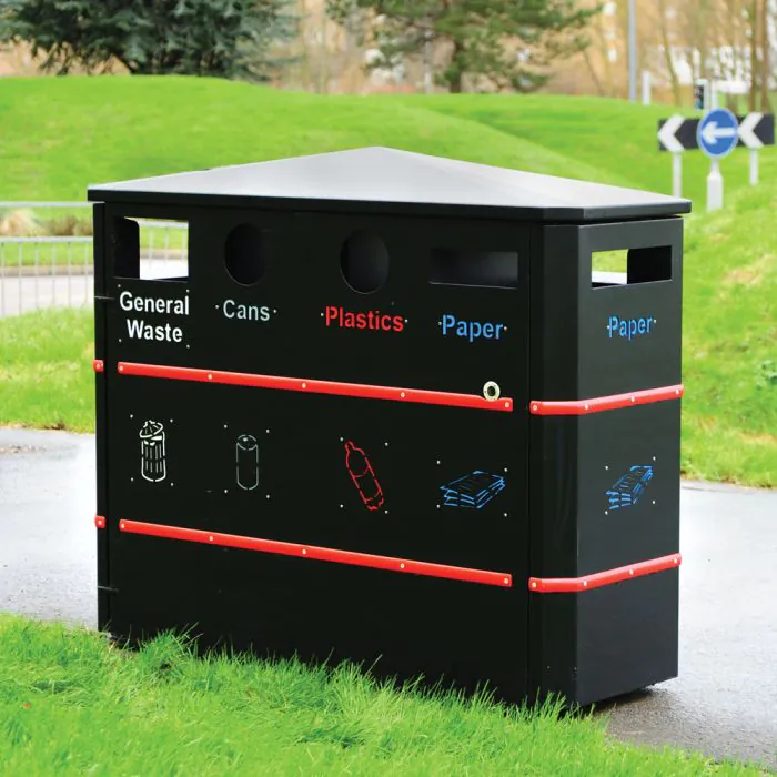 Derby Quad Recycling Bin - 11