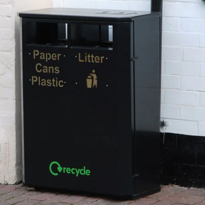 Derby Double Slimline Recycling Bin - 8