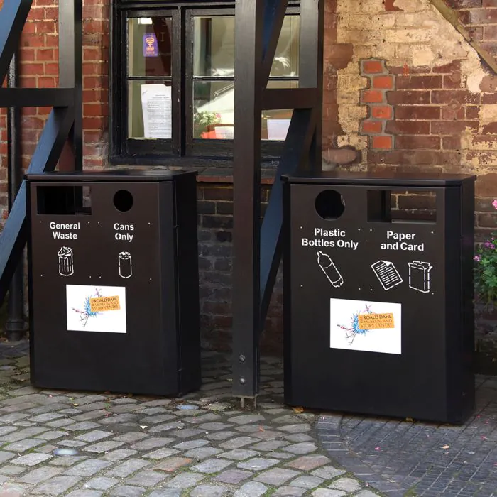 Derby Double Slimline Recycling Bin - 10