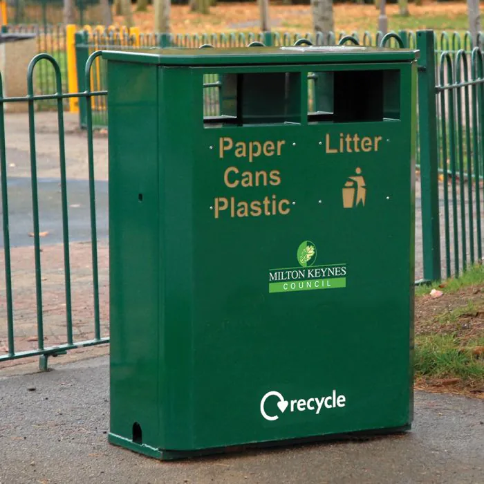 Derby Double Slimline Recycling Bin - 15