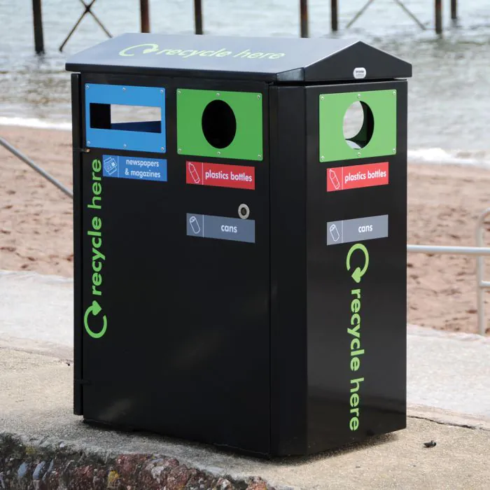 Derby Double Slimline Recycling Bin - 18