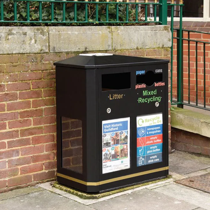 Derby Double Recycling Bin - 17
