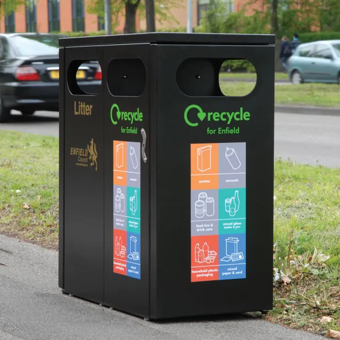 Buxton Double Recycling Bin - 5