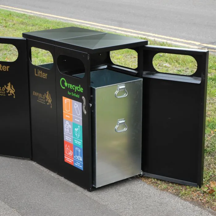 Buxton Double Recycling Bin - 6