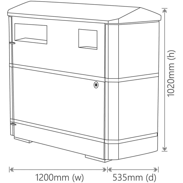 Derby Cemetery Recycling Bin - 0