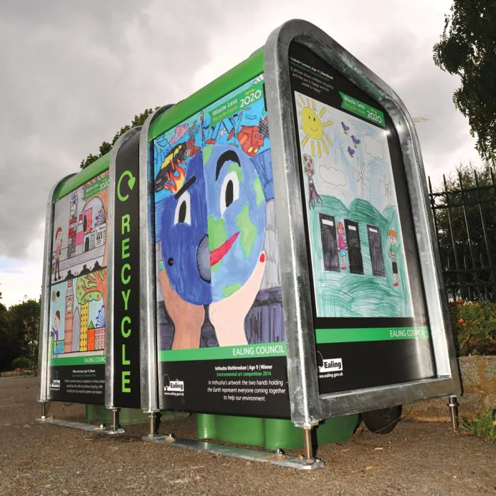 Trojan Recycling Bin - 8