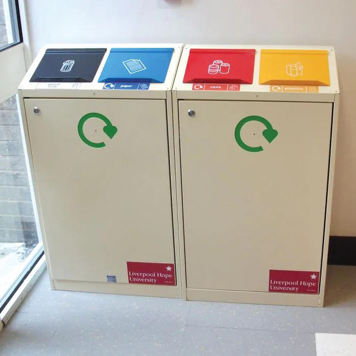 Daventry Internal Recycling Bin - Double - 9