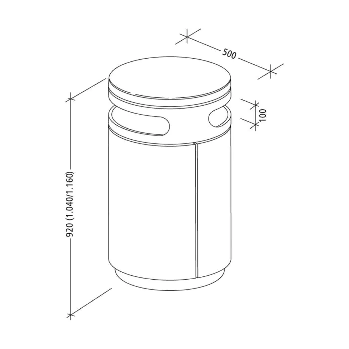 Kelshall Litter Bin - 2