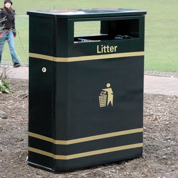Derby E Double Slimline Litter Bin