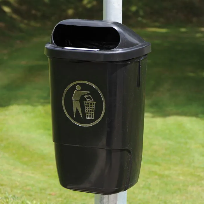 Post Mounted Litter Bin