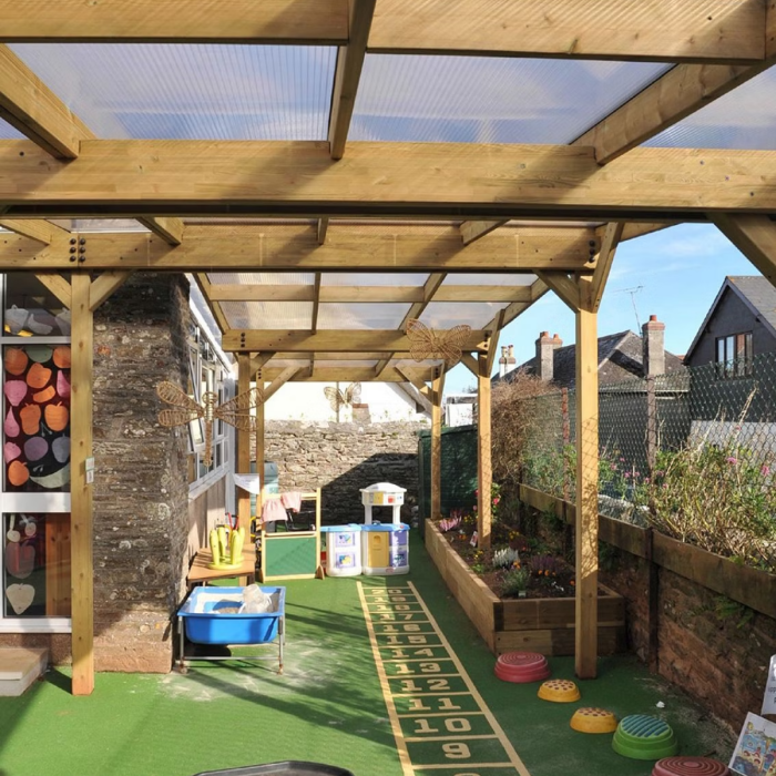 Delamere Timber Monopitch Canopy - 35