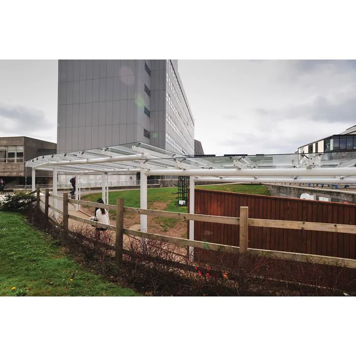 Luton Monopitch Glazed Walkway - 9
