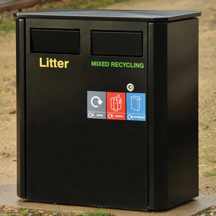 Derby Double E Recycling Bin - 14