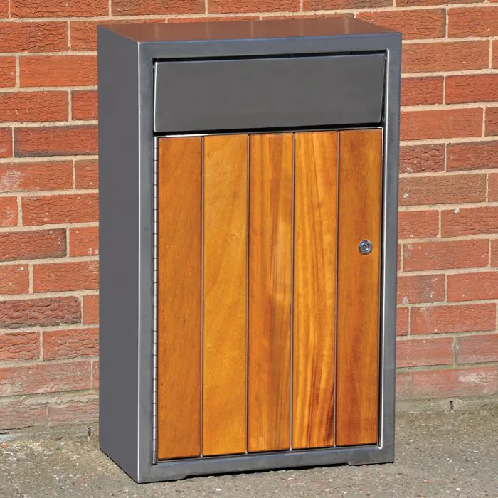 Westleigh Litter Bin - Stainless Steel - 5