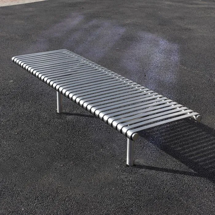 Weyburn Bench - Stainless Steel - 2