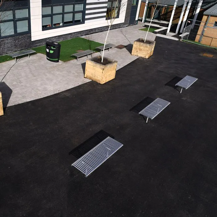 Weyburn Bench - Stainless Steel - 3