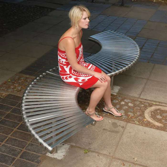 Weyburn Bench - Stainless Steel - 7