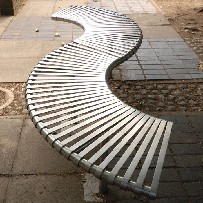 Weyburn Bench - Stainless Steel - 8