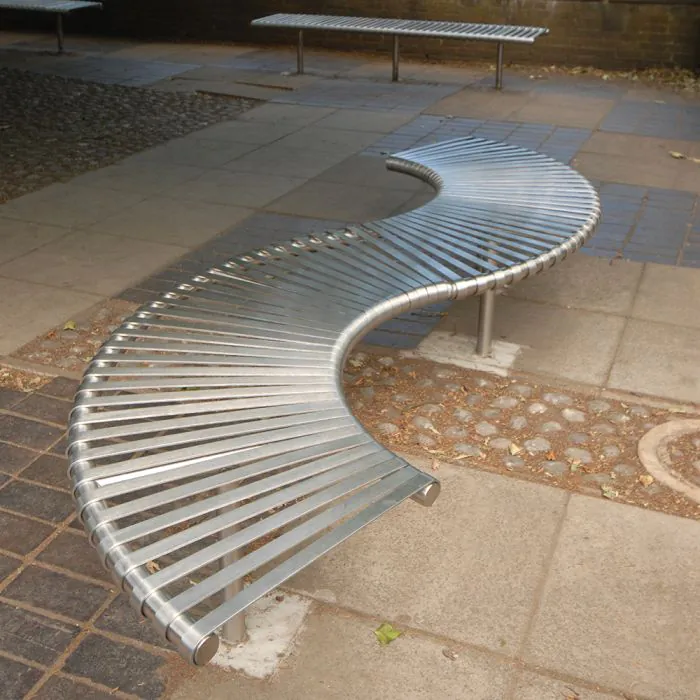 Weyburn Bench - Stainless Steel - 9