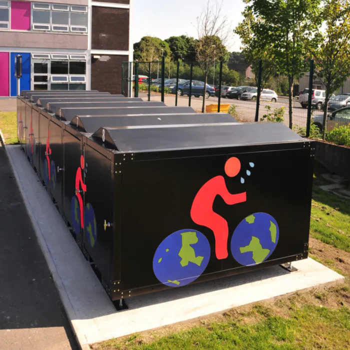 Sheffield Horizontal Cycle Lockers - 3