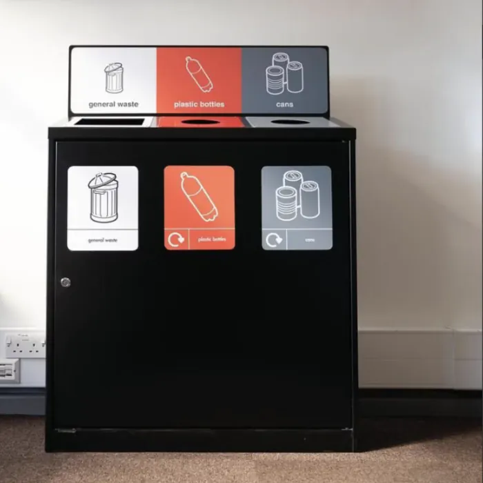 Daventry Internal Recycling Bin - Triple - 7