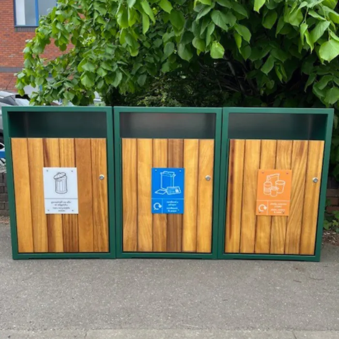 Westleigh Triple Recycling Bin - 2