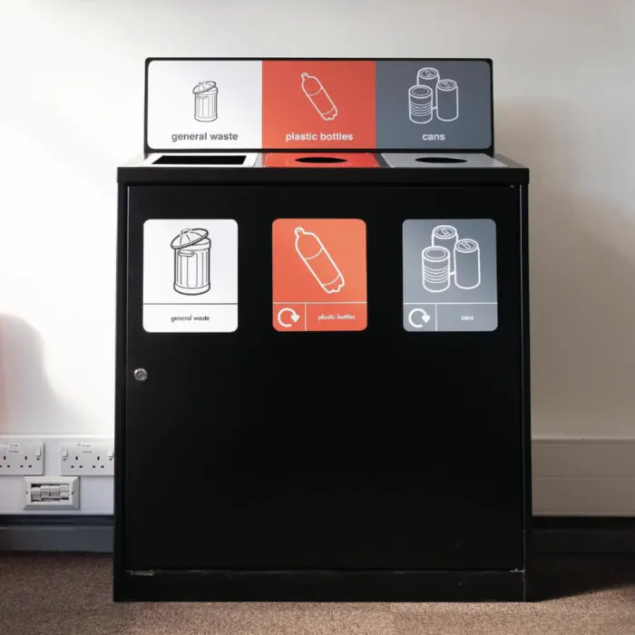 Daventry Internal Recycling Bin - Triple - 9