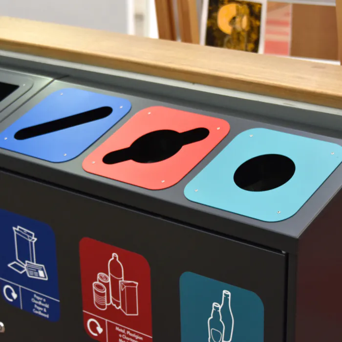 Daventry Internal Recycling Bin - Triple - 2