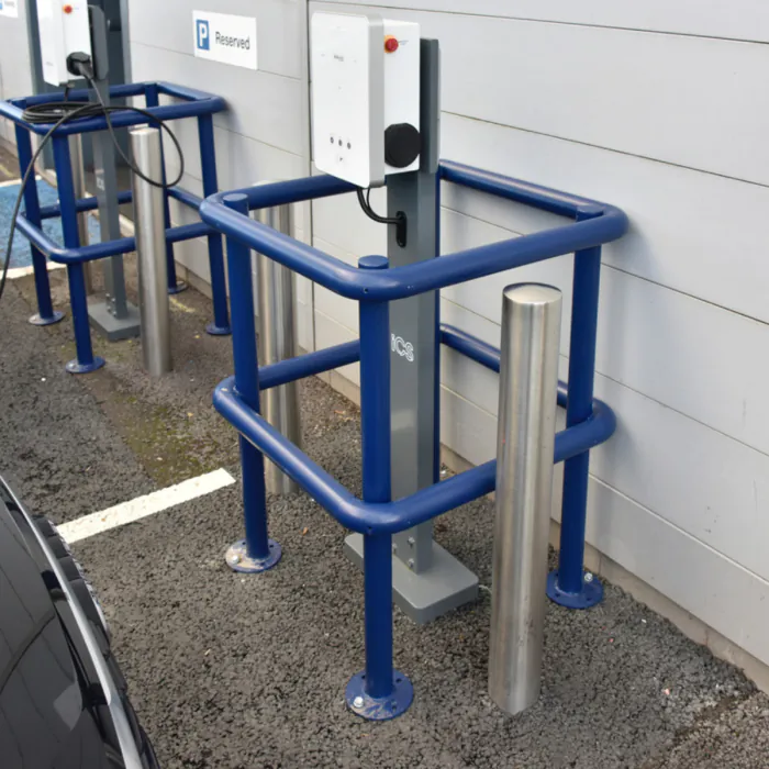 Square Shaped Electric Vehicle Charger Point Protector - 2