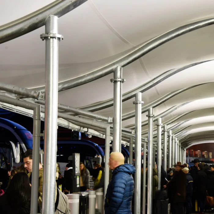 Luton Wave Pick-Up & Drop-Off Canopy - 1