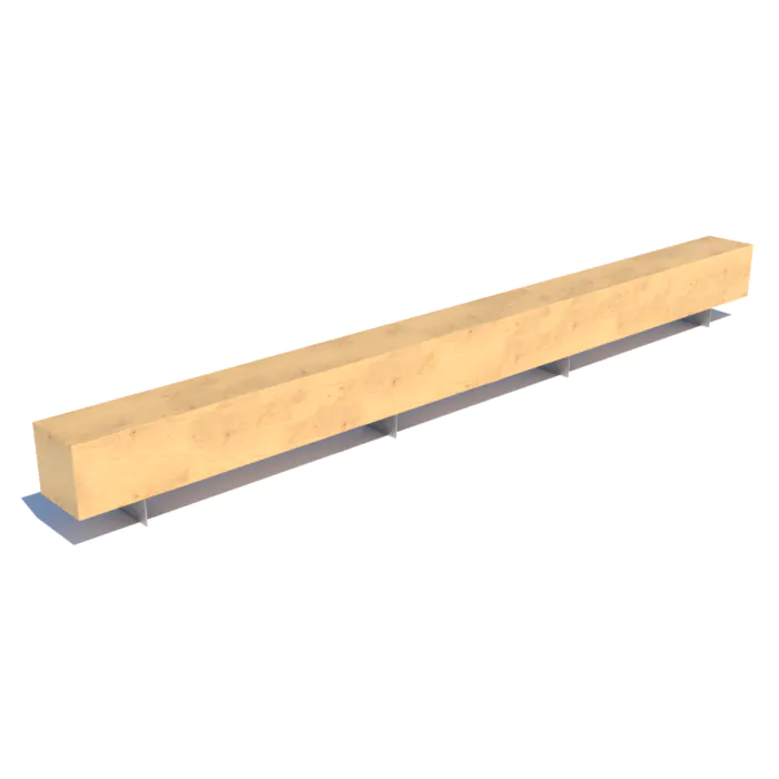 5m Galv Broadmarsh Bench