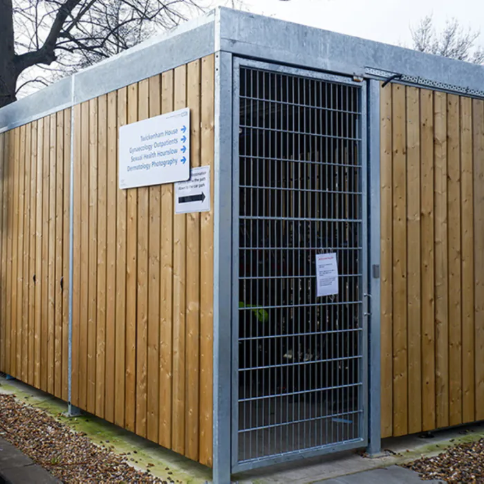 Turvec Cubic Timber Bike Store - Enclosed - 12