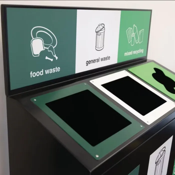 Daventry Internal Recycling Bin - Triple - 10