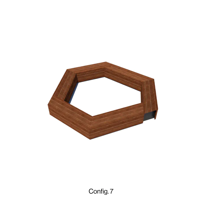 Blox Bench & Planters - 10