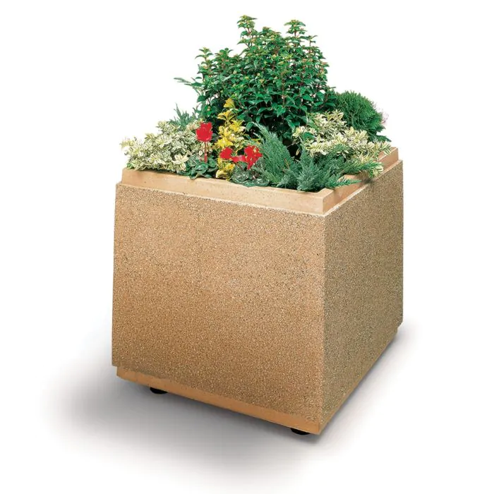 BX27 Square Concrete Planter