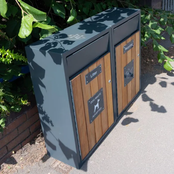 Double Westleigh Recycling Bin - 3