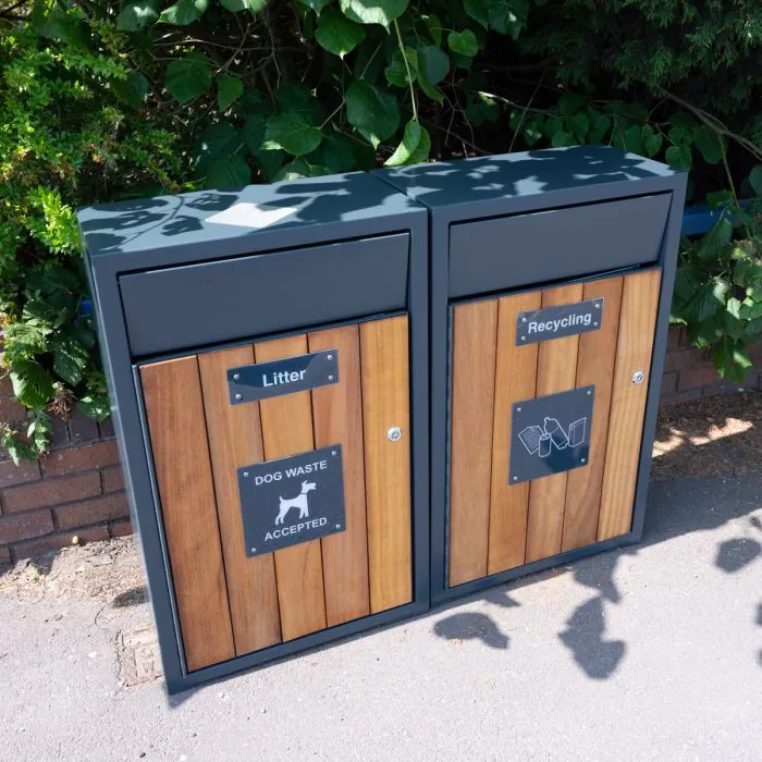 Double Westleigh Recycling Bin - 2