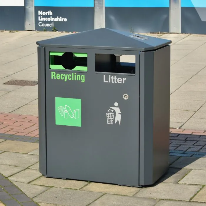 Derby Double E Recycling Bin - 13