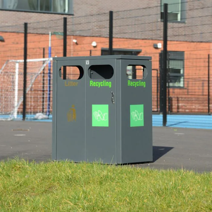 Buxton Double Recycling Bin - 2