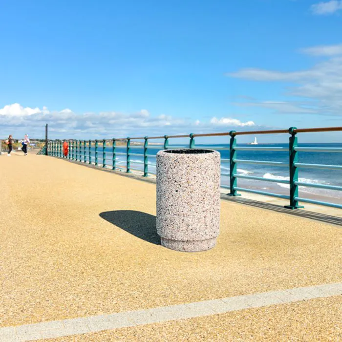 Sunbury Concrete Litter Bin
                            