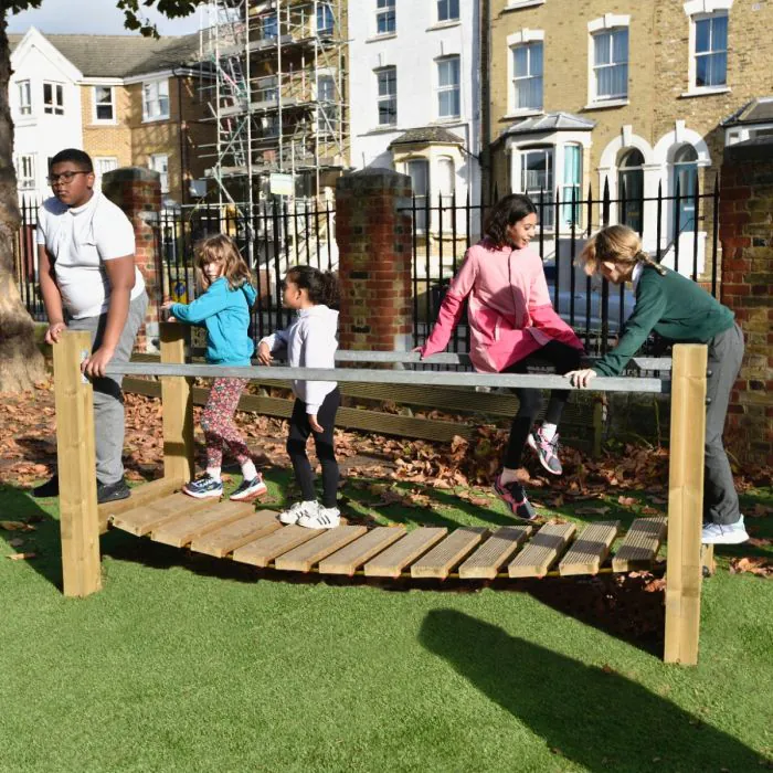 Wobble Bridge at Stroud Green Primary School Wobble Bridge at Stroud Green Primary School