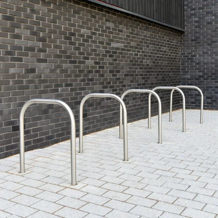 Stainless Steel Grade 304 Sheffield Cycle Stand - Root Fixed - Express - 4