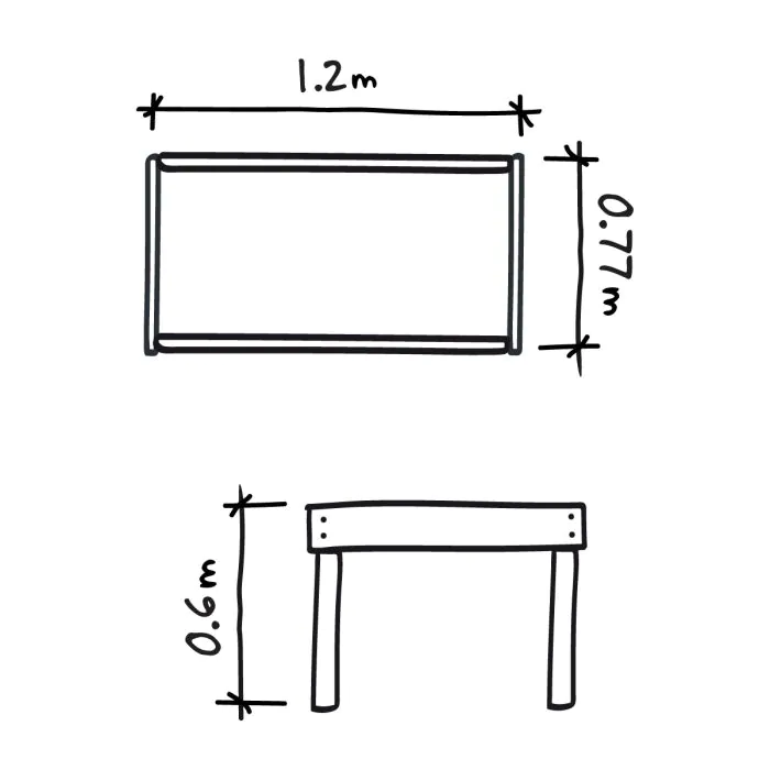 Chalkboard Table - 1