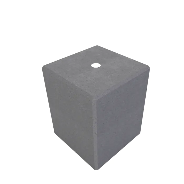 Concrete Cube Seat Unity - 1