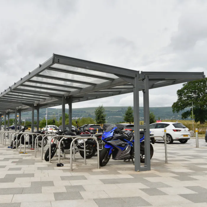 Coventry Gullwing Cycle Shelter - 7