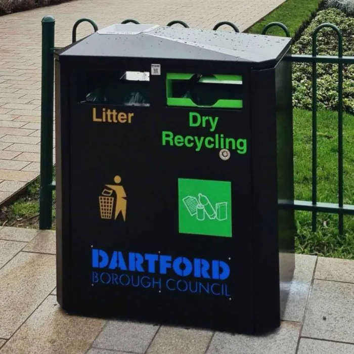 Derby Double E Recycling Bin                            
