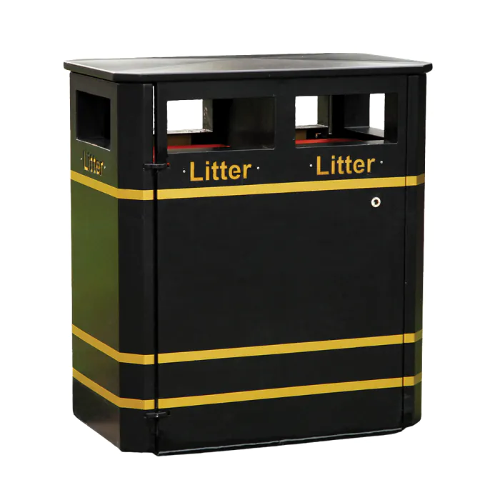 Derby Double Litter Bin - 14