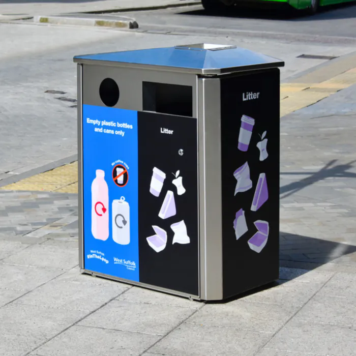 Derby Double Recycling Bin - 10